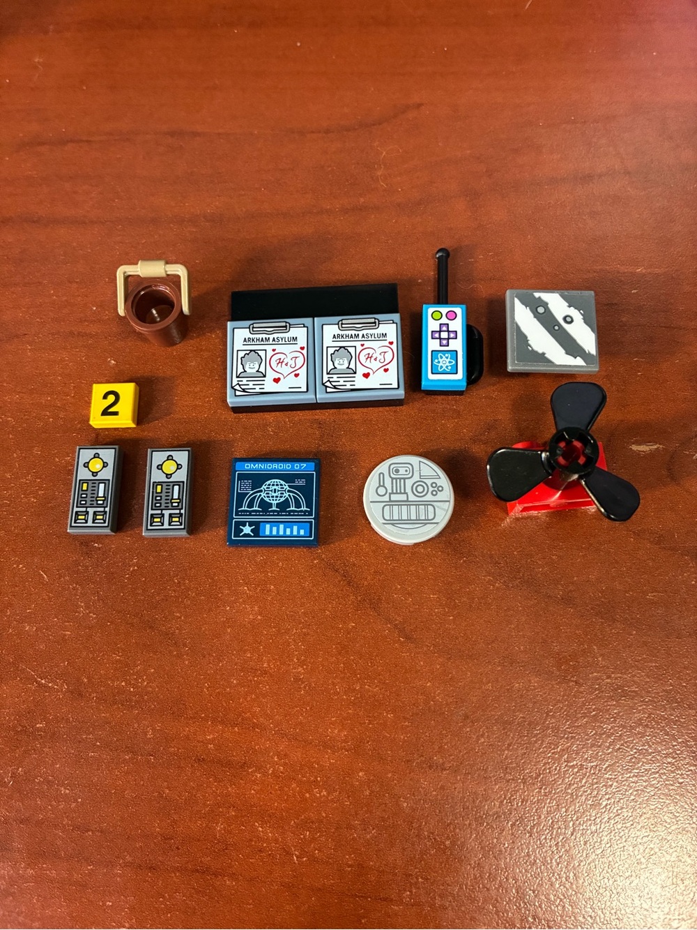 LEGO Accessories Assortment - Black, Red, Blue, Yellow, Gray